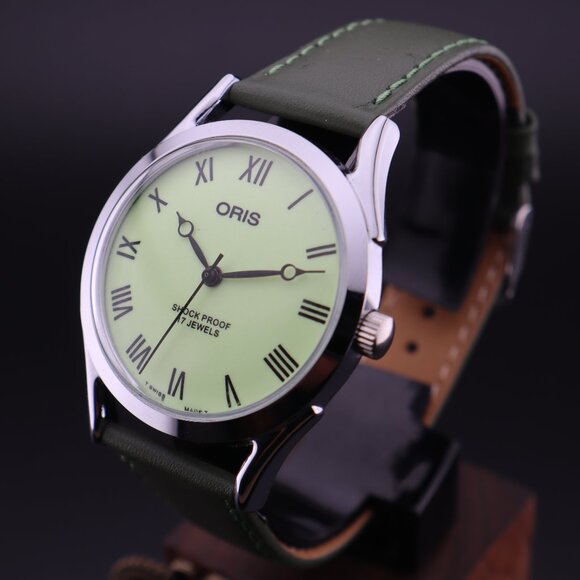 Oris Vintage Swiss 17 Jewels Hand-Wound Mechanical Men's Watch - FREE SHIPPING - Picture 2 of 12